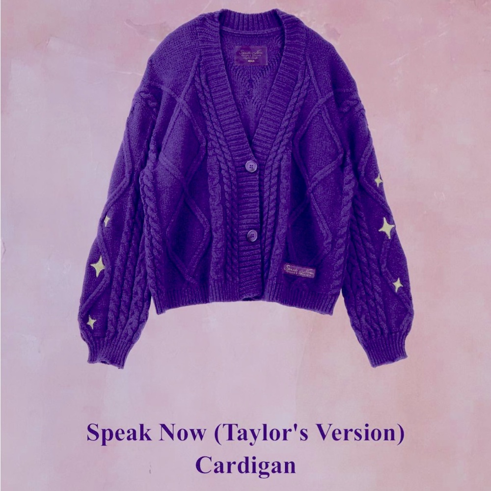 Taylor Swift Speak Now Cardigan BRAND NEW SEALED xs/s